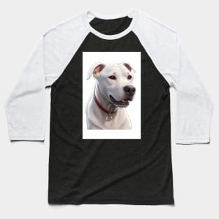 Dogo Argentino Baseball T-Shirt